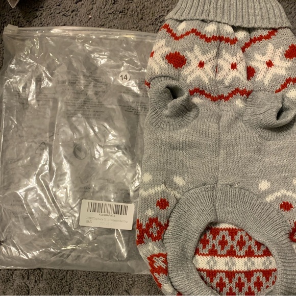 Small Dog Christmas Sweater - Picture 7 of 7